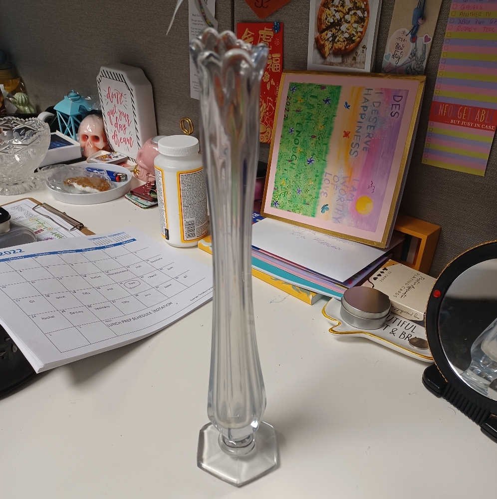 Westmoreland Swung Glass footed vase style 229